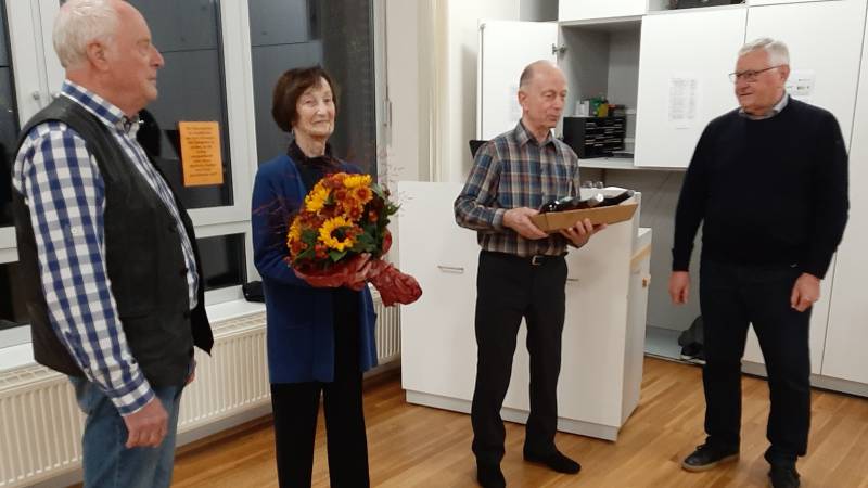 40-jähriges Vereinsjubiläum von Wilma und Hans Schultze