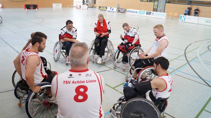 Rollstuhlbasketball Testspiele